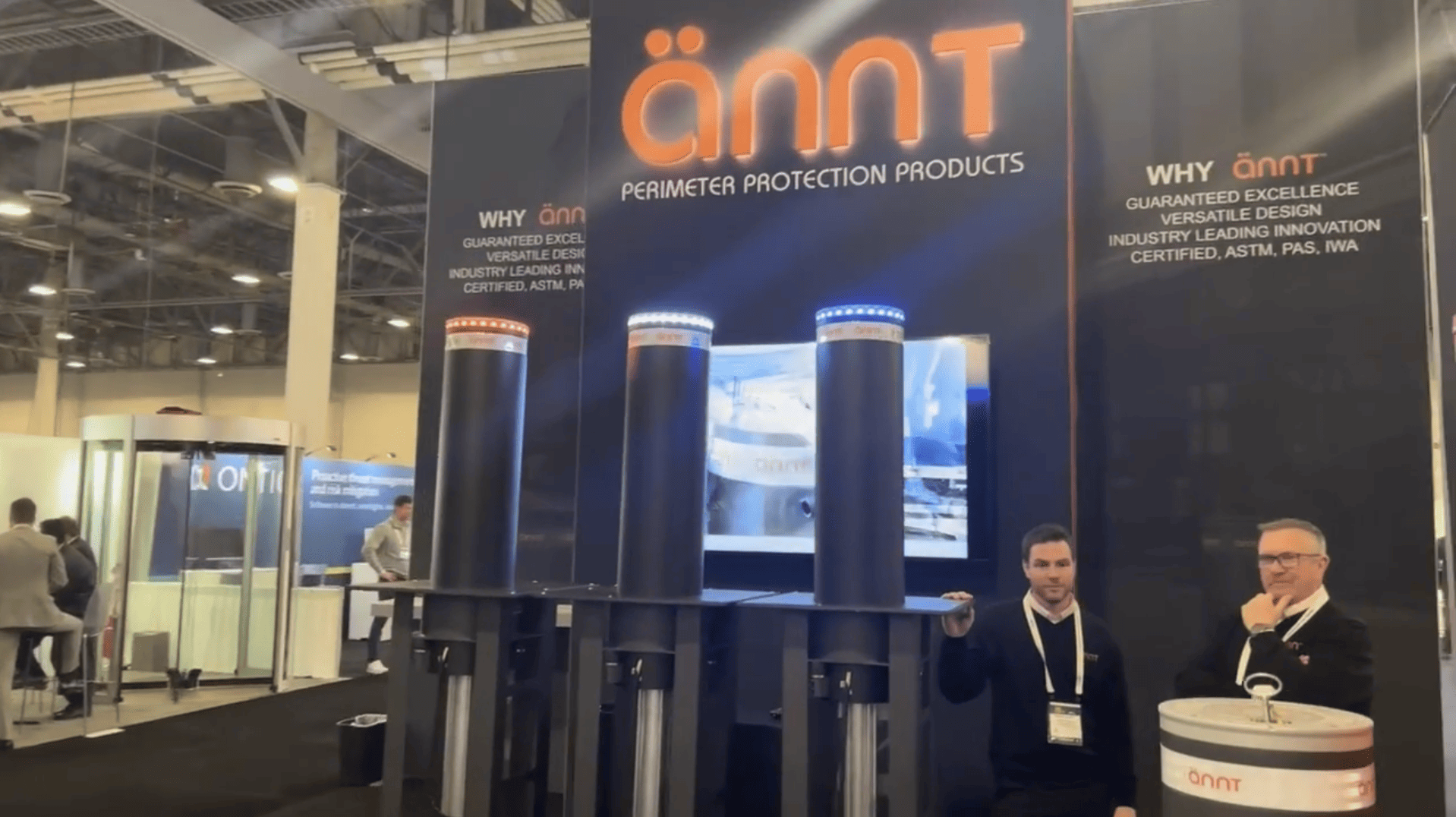 ANNT Bollards wrapping up at ISC WEST